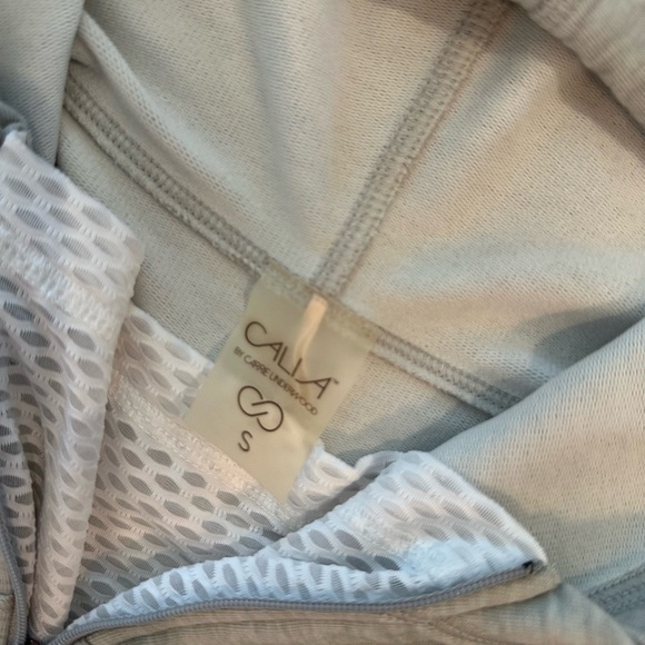 The CALIA Women's Effortless Heather Sleeveless Half Zip Hoodie NWOT Sz Small - Picture 9 of 9